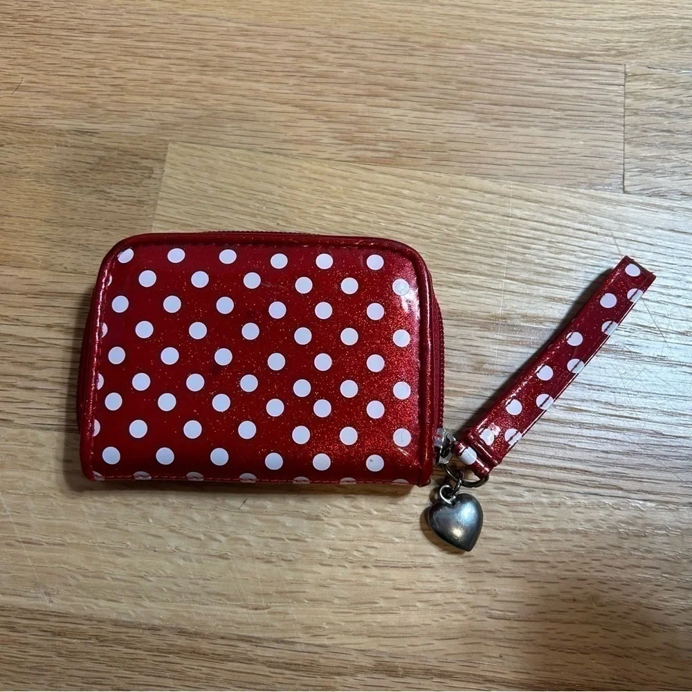 Disney Minnie Mouse Wallet Red Kids Wristlet